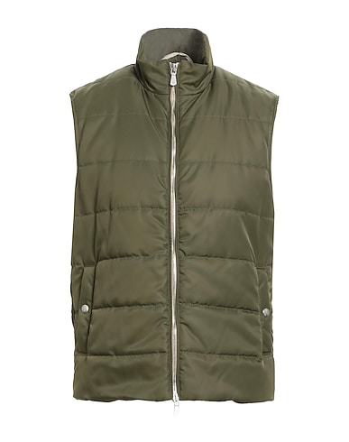 ELEVENTY Gilet Military green 100% Polyamide