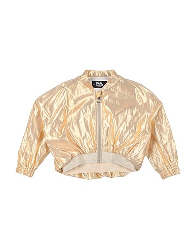 KARL LAGERFELD Jacket KIDS Gold 54% Cotton, 46% Metallic fiber
