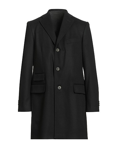 CITY TIME コート ブラック バージンウール 85% / ナイロン 10% / カシミヤ 5%