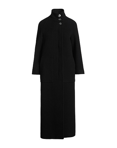 BRERAS Milano Coat Black 60% Wool, 35% Polyester, 5% Polyamide