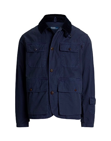 POLO RALPH LAUREN Jacket TWILL WADING JACKET
 Navy blue 100% Cotton
