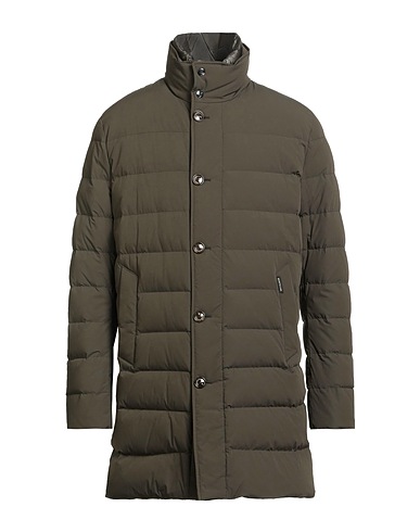MONTECORE Piumino Verde militare 86% Poliammide, 14% Elastan