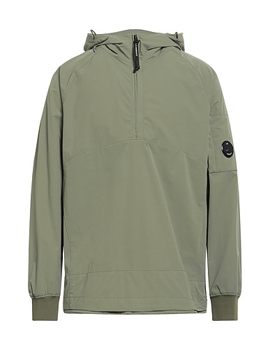 C.P. COMPANY Jacket Sage green 82% Polyamide, 18% Elastane