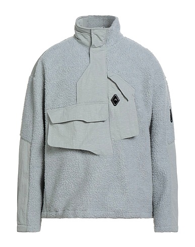 A-COLD-WALL* Teddy Coat Sky blue 100% Polyester, Polyamide
