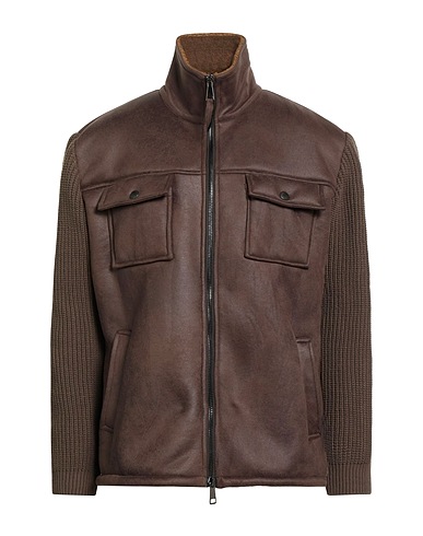 QB24 Jacket Brown 100% Polyester