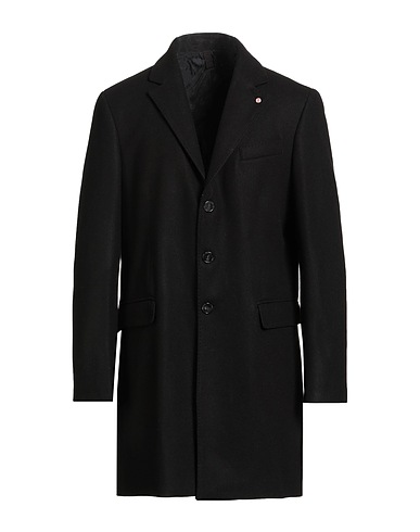 QB24 Coat Black 57% Polyester, 39% Acrylic, 4% Wool