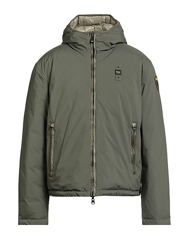 BLAUER. Shell jacket Military green 100% Polyester