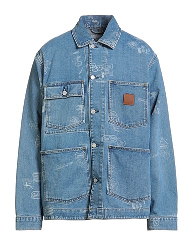 CARHARTT Denim jacket Blue 100% Organic cotton