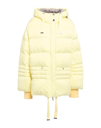 DIEGO M Shell jacket Pastel yellow 100% Polyester