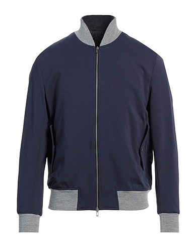 OUT/FIT Bomber Navy blue 52% Cotton, 42% Polyamide, 6% Elastane