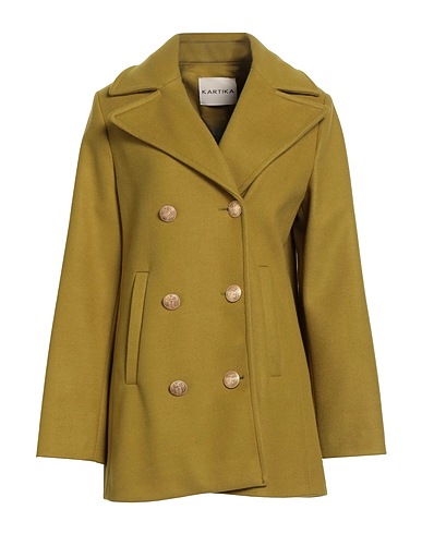 KARTIKA Double breasted pea coat 57% Polyester, 39% Acrylic, 4% Wool