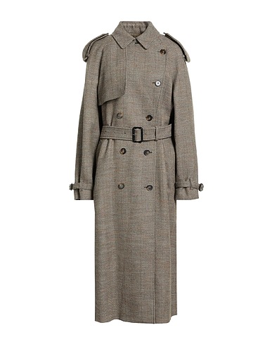 STELLA McCARTNEY Full-length jacket Military green 92% Wool, 8% Polyamide