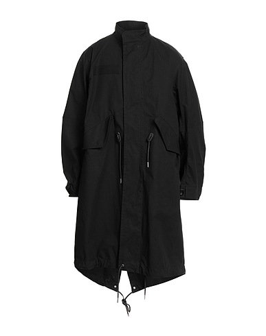 SACAI Full-length jacket Black 53% Cotton, 47% Nylon