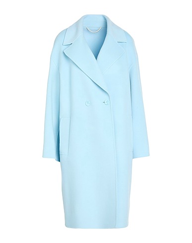 MARELLA Cappotto Celeste 100% Lana
