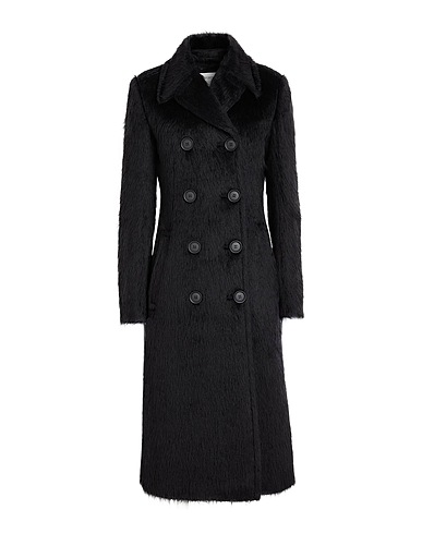 SPORTMAX Coat Black 62% Alpaca wool, 38% Virgin Wool