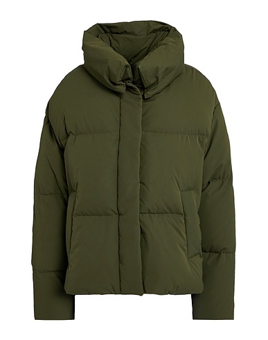 ASPESI Shell jacket Military green 86% Polyamide, 14% Elastane