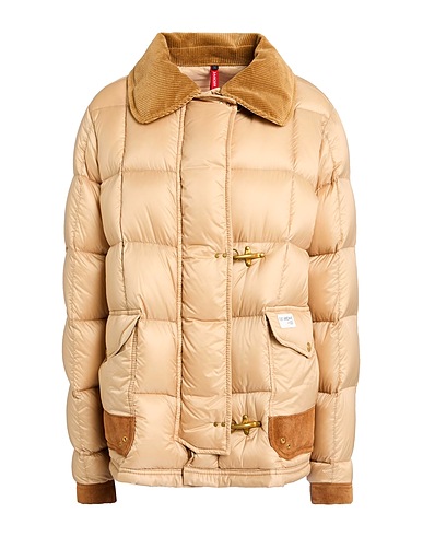 FAY ARCHIVE Steppjacke Sand 100% Polyamid, Baumwolle, Rindsleder