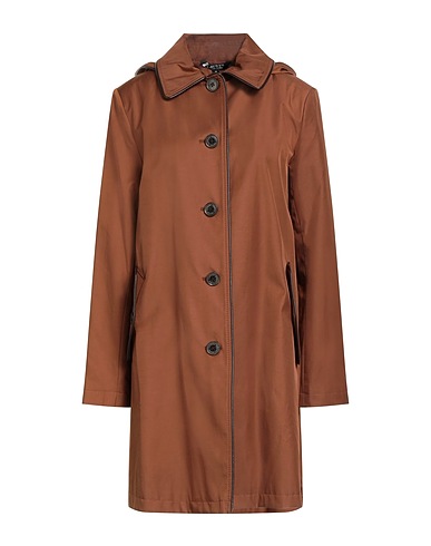 LAUREN RALPH LAUREN Full-length jacket Brown 57% Cotton, 43% Polyester