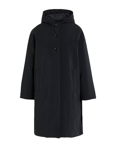 ASPESI Coat Black 91% Polyester, 9% Polyurethane