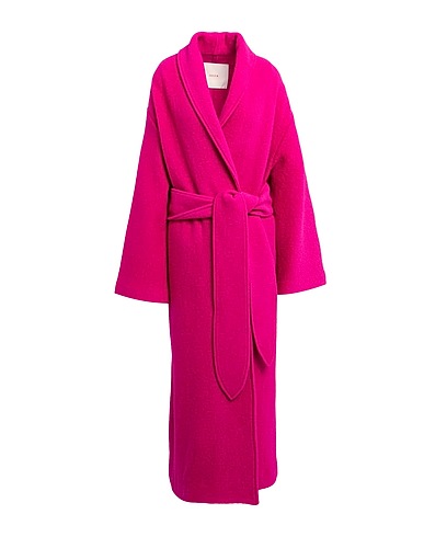 JUCCA Coat Fuchsia 100% Virgin Wool