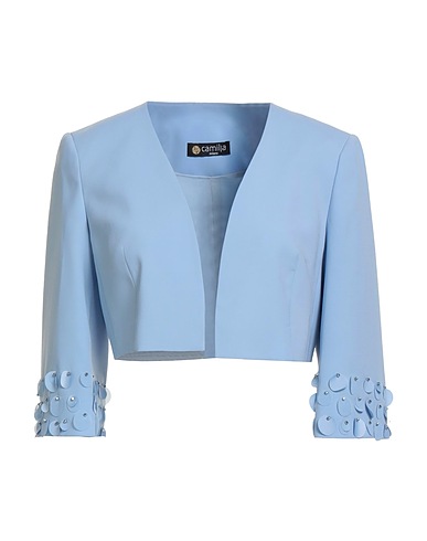 CAMILLA  Milano Jacket Light blue 97% Polyester, 3% Elastane