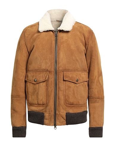VOLFAGLI Firenze Teddy Coat Camel 100% Leather