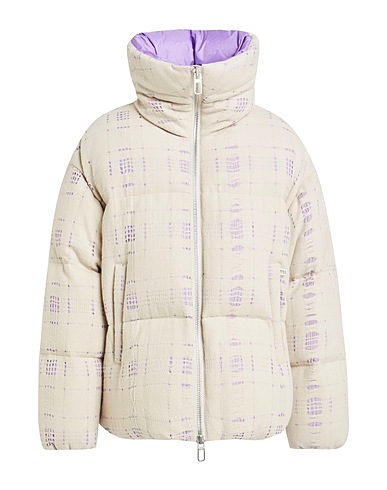DUNO Steppjacke Hellgrau 100% Schurwolle
