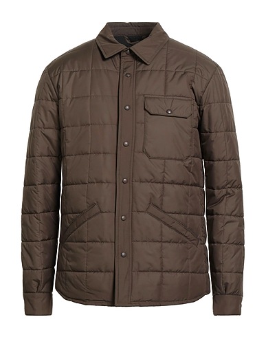MAZZARELLI Shell jacket Military green 100% Polyester