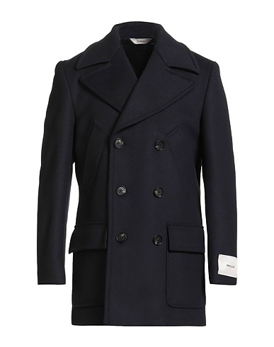 PAOLONI Coat Midnight blue 80% Wool, 20% Polyamide