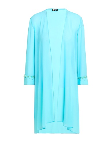 CAMILLA  Milano Full-length jacket Turquoise 100% Polyester