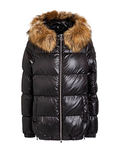 GEOX Shell jacket Black 100% Polyester, Modacrylic, Acrylic