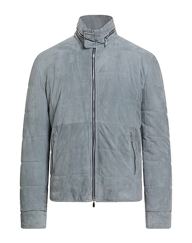 VOLFAGLI Firenze Biker jacket Grey 100% Leather