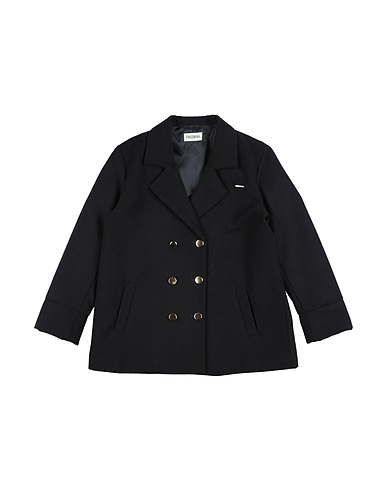 FRACOMINA MINI Coat Midnight blue 80% Polyester, 18% Viscose, 2% Elastane