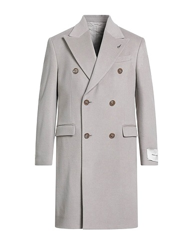 PAOLONI Coat Light grey 100% Cashmere