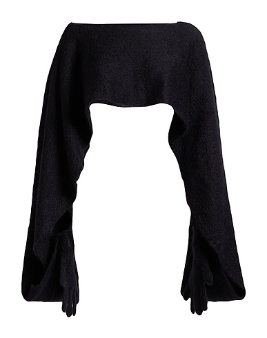 MOSCHINO Cloak Black 50% Mohair wool, 32% Polyamide, 18% Virgin Wool