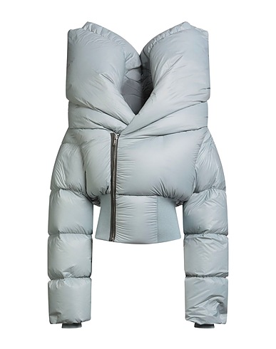 RICK OWENS Shell jacket Light grey 100% Polyamide