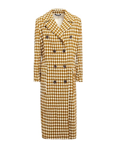 BRIAN DALES Coat Khaki 100% Wool