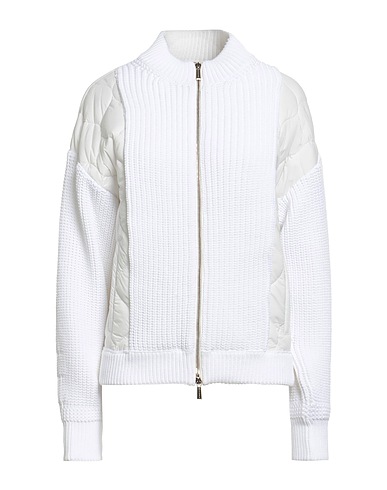 MOORER Jacket White 95% Polyamide, 5% Polyurethane