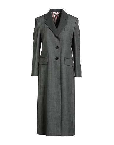 THOM BROWNE Cabanjacke & Zweireiher Braungrau 100% Wolle