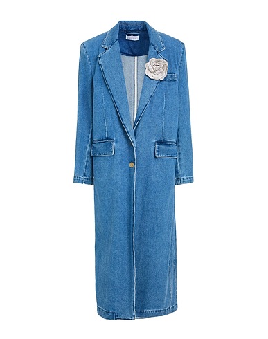 GIUSEPPE DI MORABITO Denim jacket Blue 100% Cotton