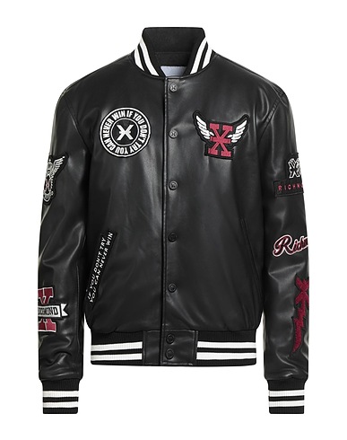 RICHMOND X Giubbotto Nero 100% Poliuretano