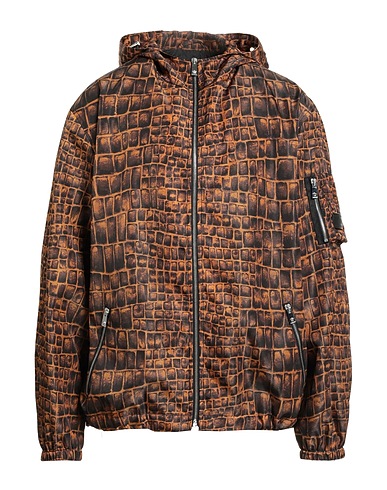 VERSACE Jacket 100% Polyamide, Calfskin