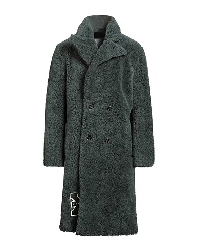 RICHMOND X Teddy Coat Dark green 100% Polyester