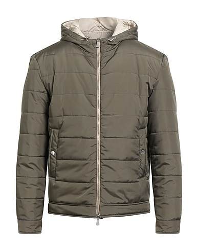ELEVENTY Shell jacket Military green 100% Polyester