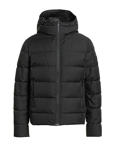 FAY Shell jacket Black 100% Polyester, Polyamide