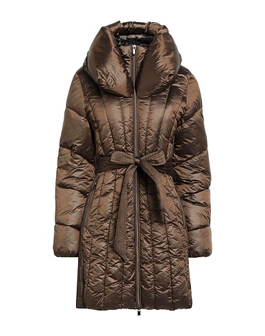 BALDININI Shell jacket Brown 100% Polyester