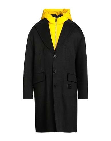 RICHMOND X Coat Black 100% Wool, Nylon