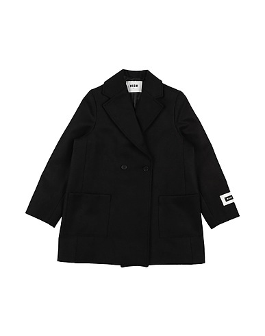 MSGM Cappotto Nero 80% Poliestere, 20% Nylon
