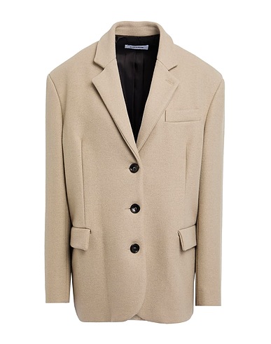 HACHE COATS & JACKETS Grey 80% Wool, 20% Polyamide