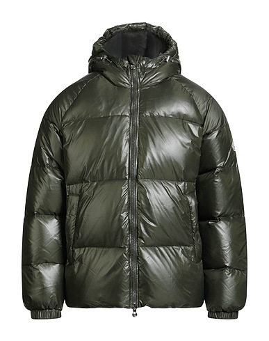 PYRENEX Shell  jacket Military green 100% Recycled polyamide
